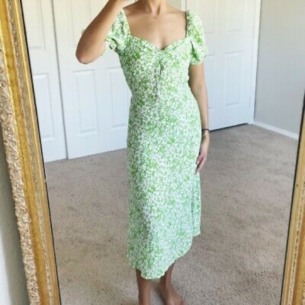 Faithfull the Brand Juniper Midi Dress NWT